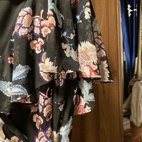 Ralph Lauren Black floral summer dress NWOT - Picture 3 of 9